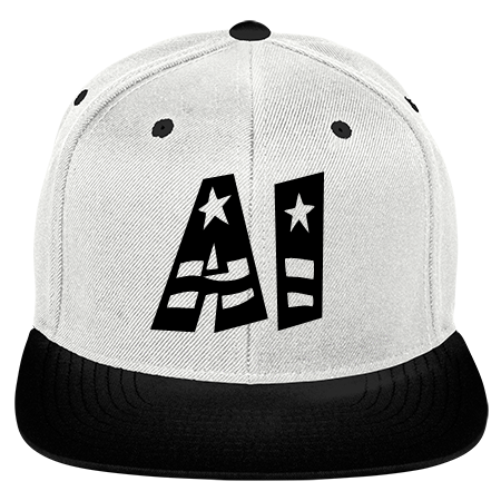 A1STUDIOS570 Snapback (White/Black)