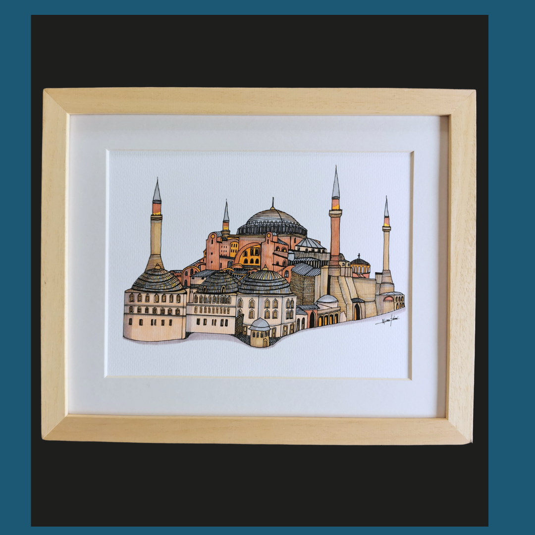 SAINTE SOPHIE ISTAMBOUL - A4 - 21 x 29.7 cm