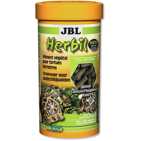 NEW JBL Herbil 250 ml / 120 gr Alimento x Tartarughe Di Terra