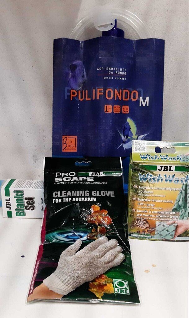KIT PER LA PULIZIA DELL'ACQUARIO