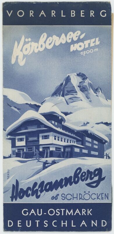 Körbersee Hotel / Hochtannenbergheim Vorarlberg 1939.
