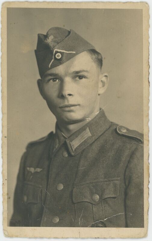 Brieftaschenfoto eines Soldaten aus Calw/Schwarzwald.