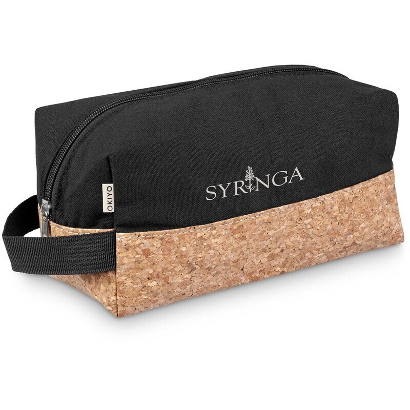 Okiyo Koruku Cork &amp; Cotton Toiletry Bag