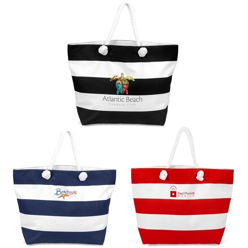 US Basic Coastline Cotton Beach Bag