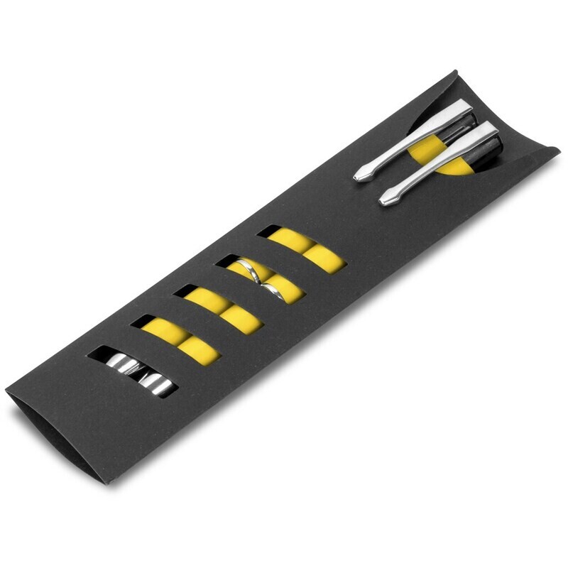 Electra Ball Pen &amp; Pencil Set - Yellow