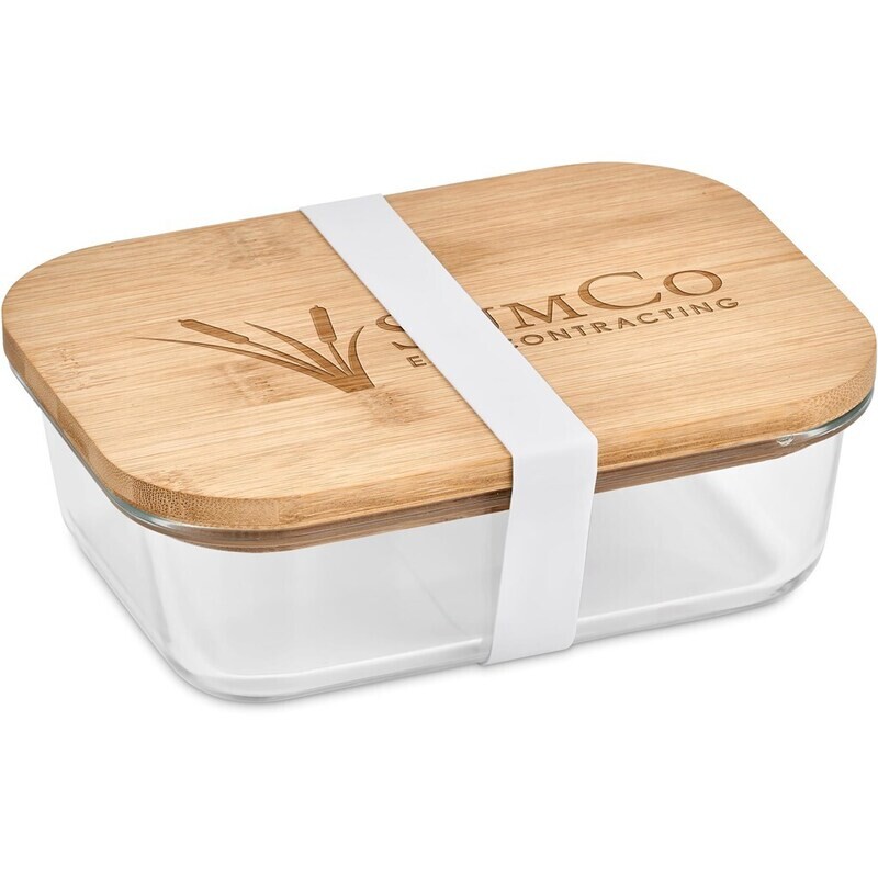 Okiyo Moshi Glass &amp; Bamboo Lunch Box