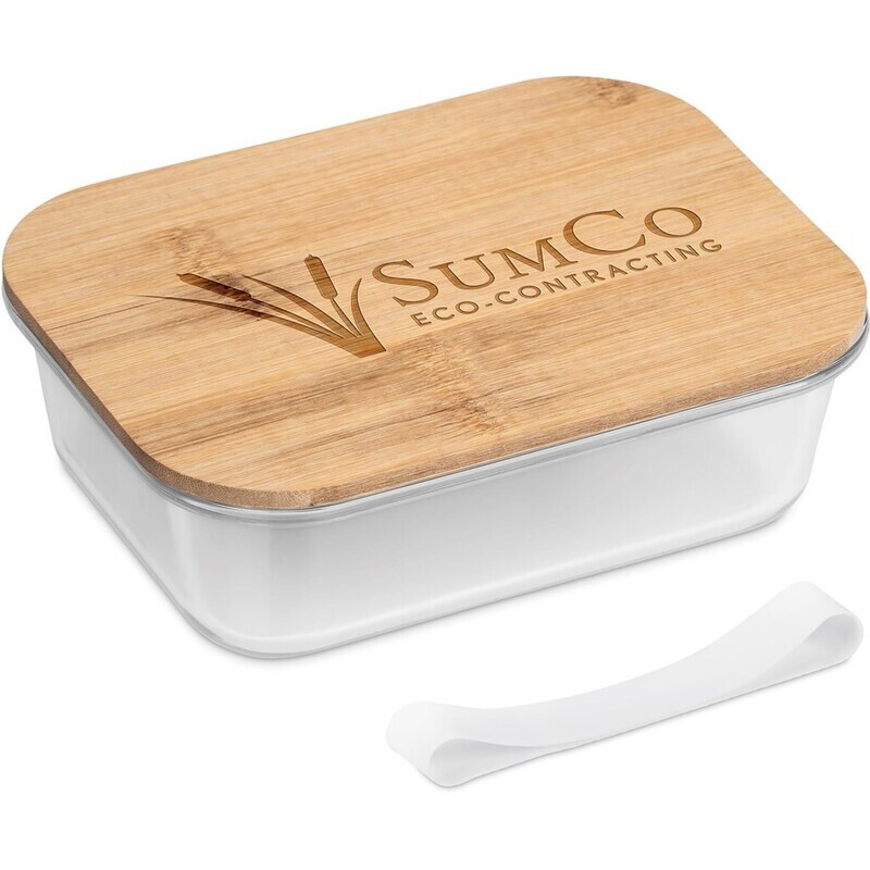 Okiyo Moshi Glass &amp; Bamboo Lunch Box