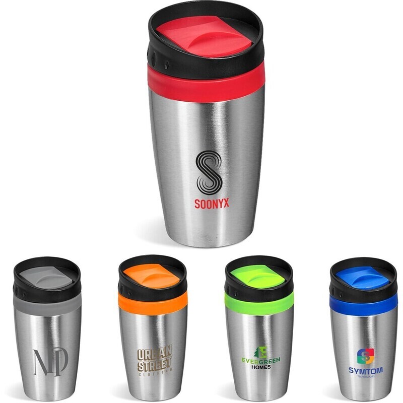 Altitude Vienna Stainless Steel &amp; Plastic Double-Wall Tumbler - 300ml