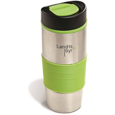 Ridge Stainless Steel &amp; Plastic Double-Wall Tumbler - 450ml