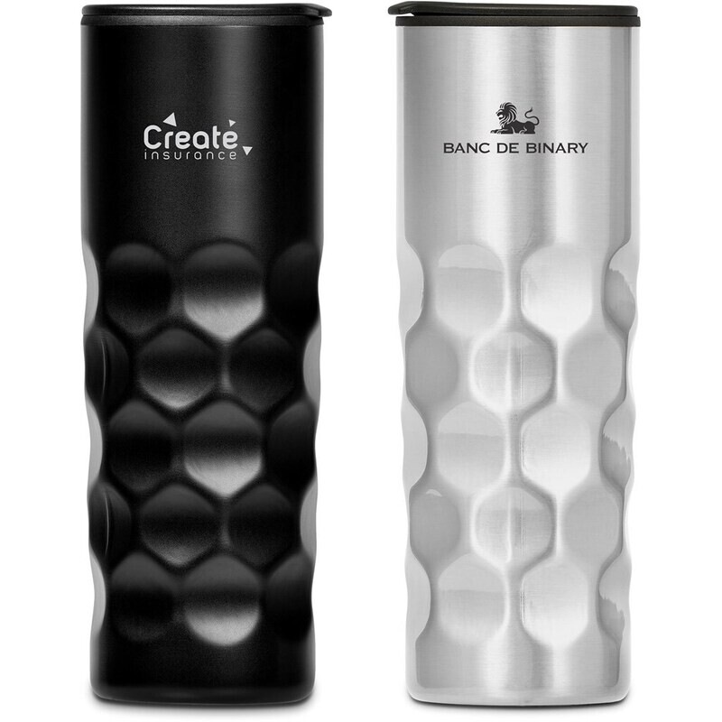 Serendipio Meteor Stainless Steel &amp; Plastic Double-Wall Tumbler - 450ml