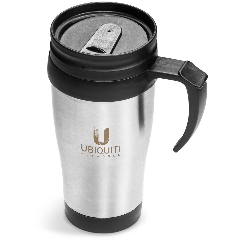 Arabica Stainless Steel &amp; Plastic Double-Wall Mug - 450ml