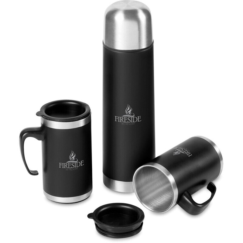 Cardinal Stainless Steel Vacuum Flask &amp; Mug Set