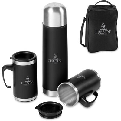 Cardinal Stainless Steel Vacuum Flask &amp; Mug Set
