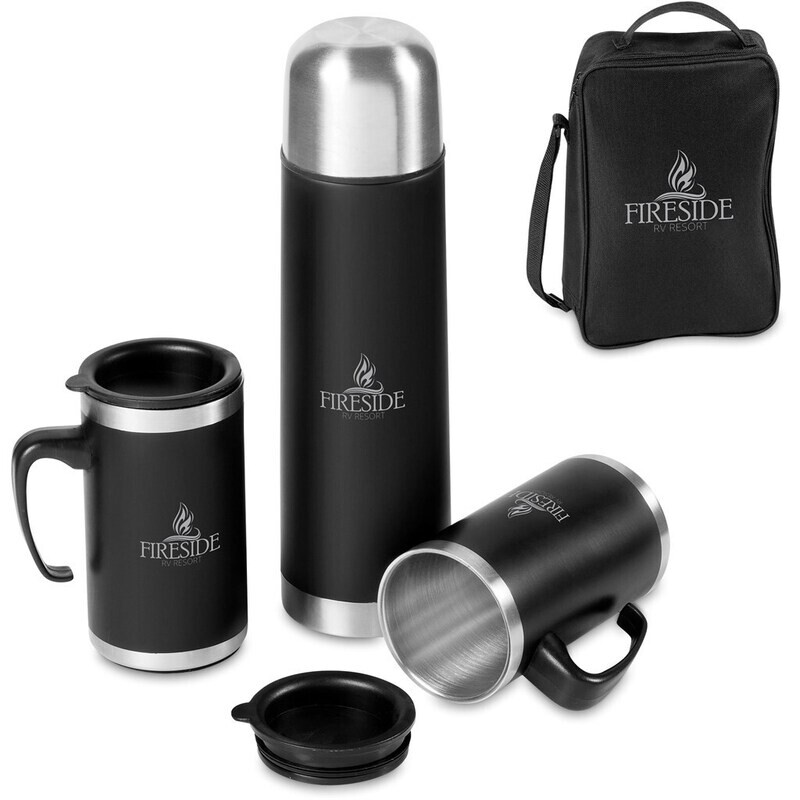 Cardinal Stainless Steel Vacuum Flask &amp; Mug Set