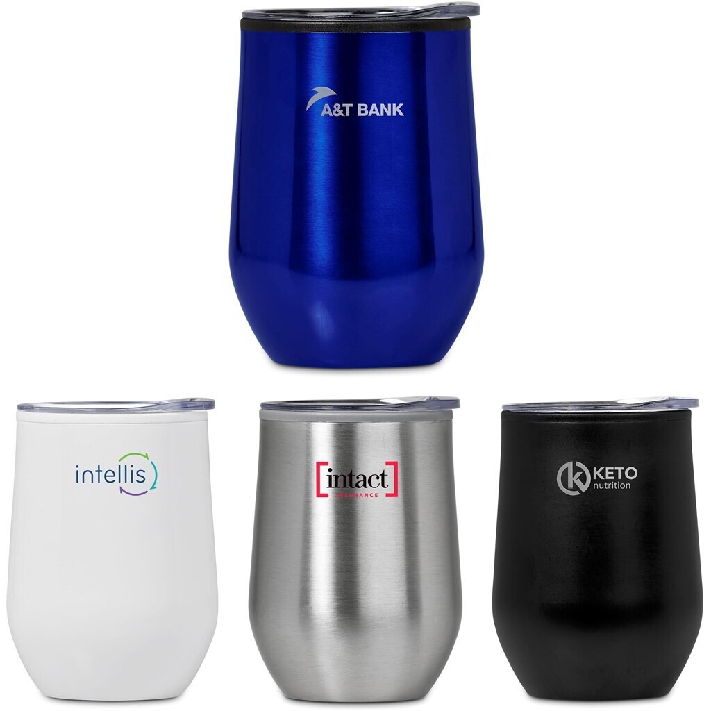 Serendipio Madison Stainless Steel &amp; Plastic Double-Wall Tumbler - 350ml