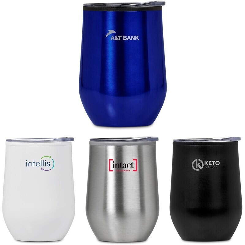 Serendipio Madison Stainless Steel &amp; Plastic Double-Wall Tumbler - 350ml