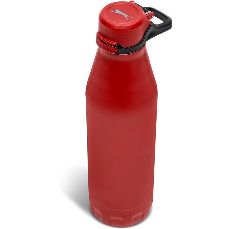 Slazenger Novac Stainless Steel Vacuum Water Bottle - 500ml - Red