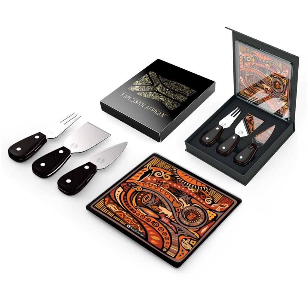 Andy Cartwright &quot;I am South African&quot; Cheese Set