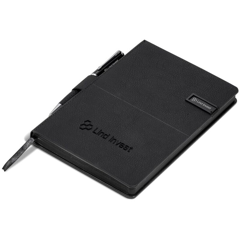 Alex Varga Corinthia USB Notebook &amp; Pen Set - 32GB