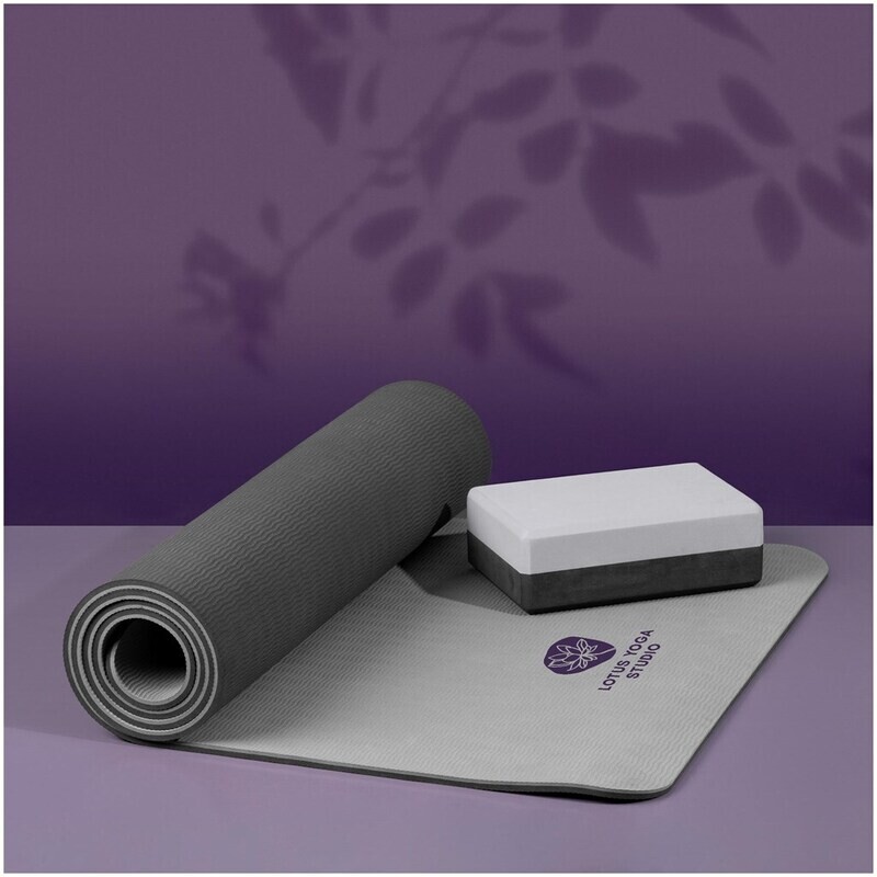 Eva &amp; Elm Eclipse Two Tone Exercise Mat