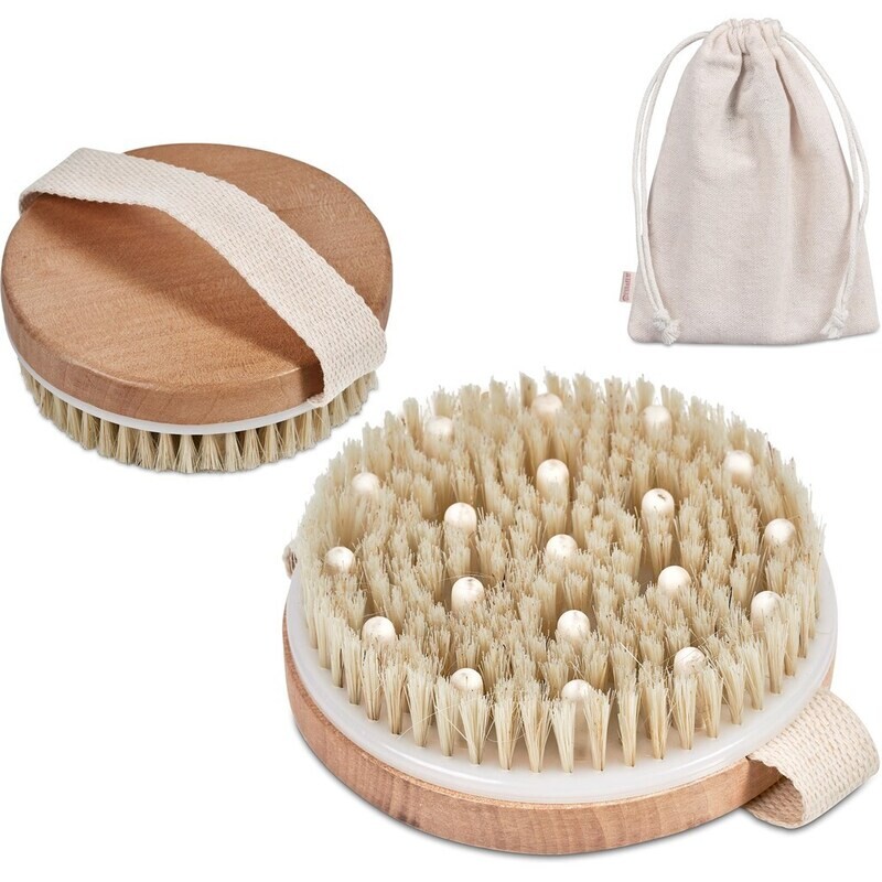 Eva &amp; Elm Aura Bath Massage &amp; Exfoliate Brush