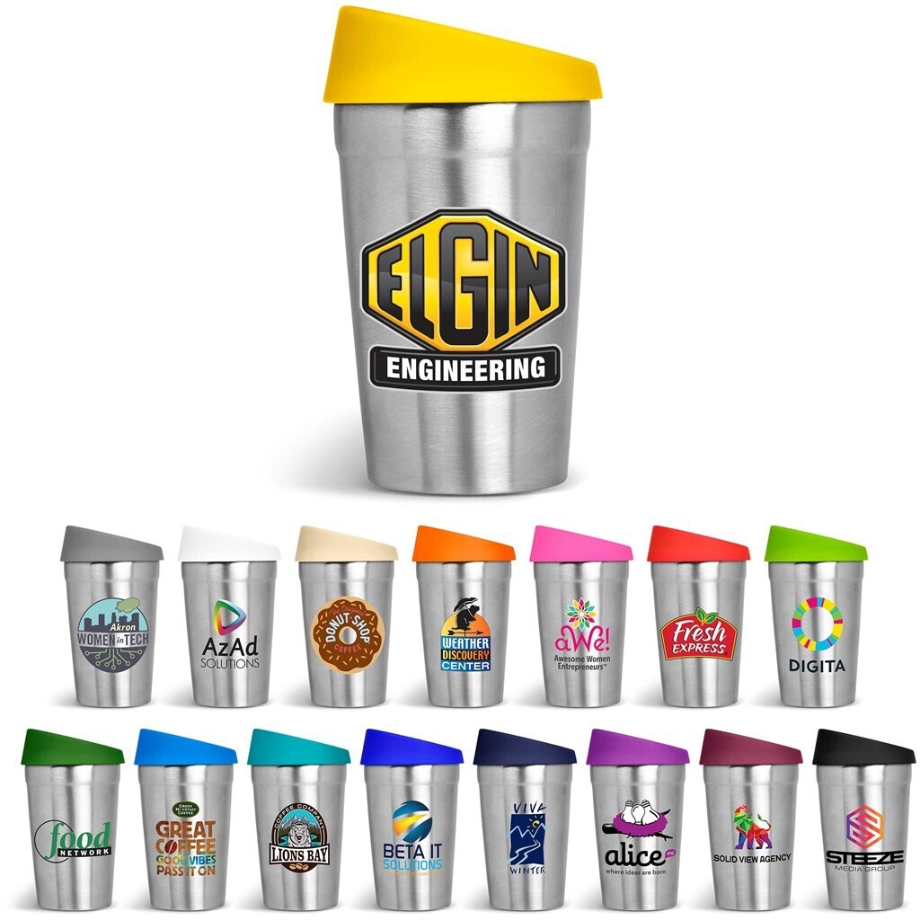 Kooshty Go-Jo Stainless Steel &amp; Plastic Double-Wall Tumbler - 350ml