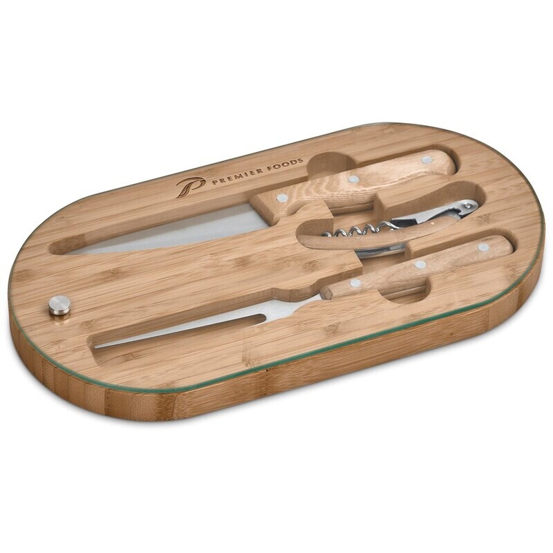 Okiyo Suraisu Bamboo Food &amp; Wine Set