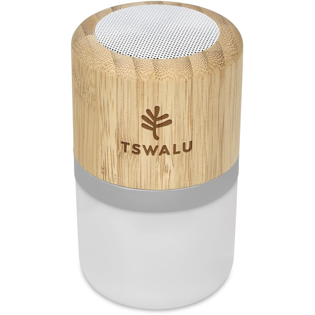 Okiyo Heiwa Bamboo Bluetooth Speaker &amp; Night Light