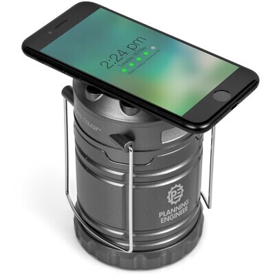 Swiss Cougar Cape Town Lantern &amp; Wireless Charging Power Bank - 4,000mAh