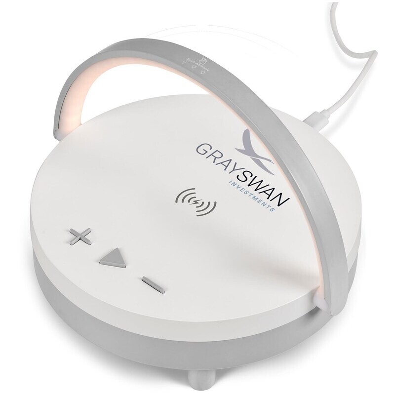 Swiss Cougar Anchorage Bluetooth Speaker, Wireless Charger &amp; Night Light