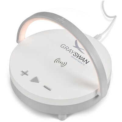 Swiss Cougar Anchorage Bluetooth Speaker, Wireless Charger &amp; Night Light
