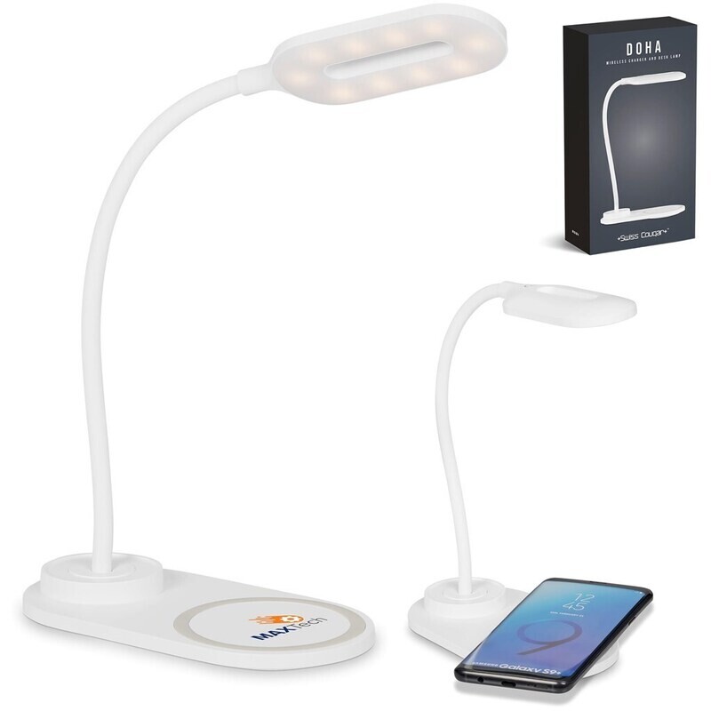 Swiss Cougar Doha Wireless Charger &amp; Desk Lamp