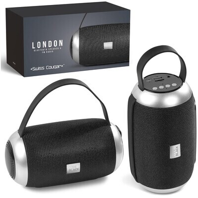 Swiss Cougar London Bluetooth Speaker &amp; FM Radio