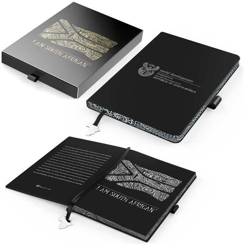 Andy Cartwright &quot;I Am South African&quot; A5 Hard Cover Notebook
