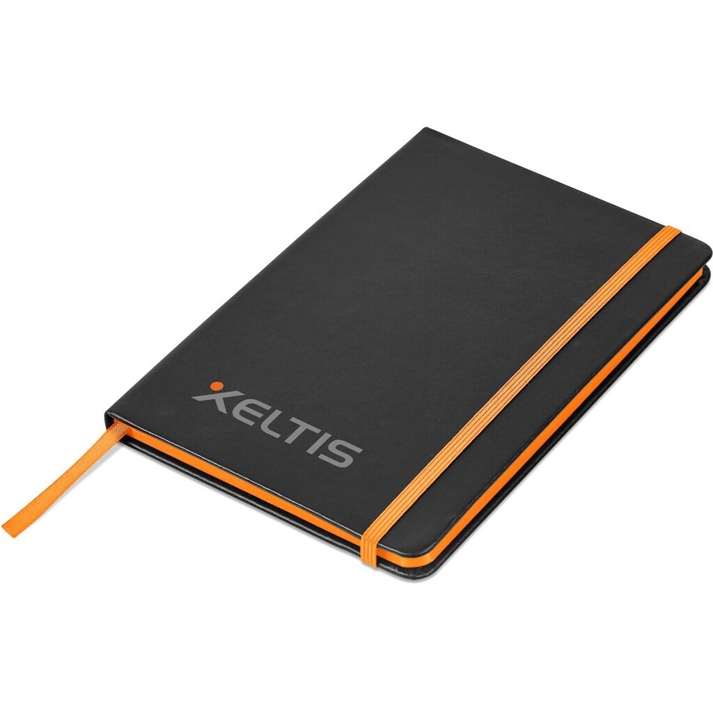 Altitude Colour-Edge A5 Hard Cover Notebook - Orange