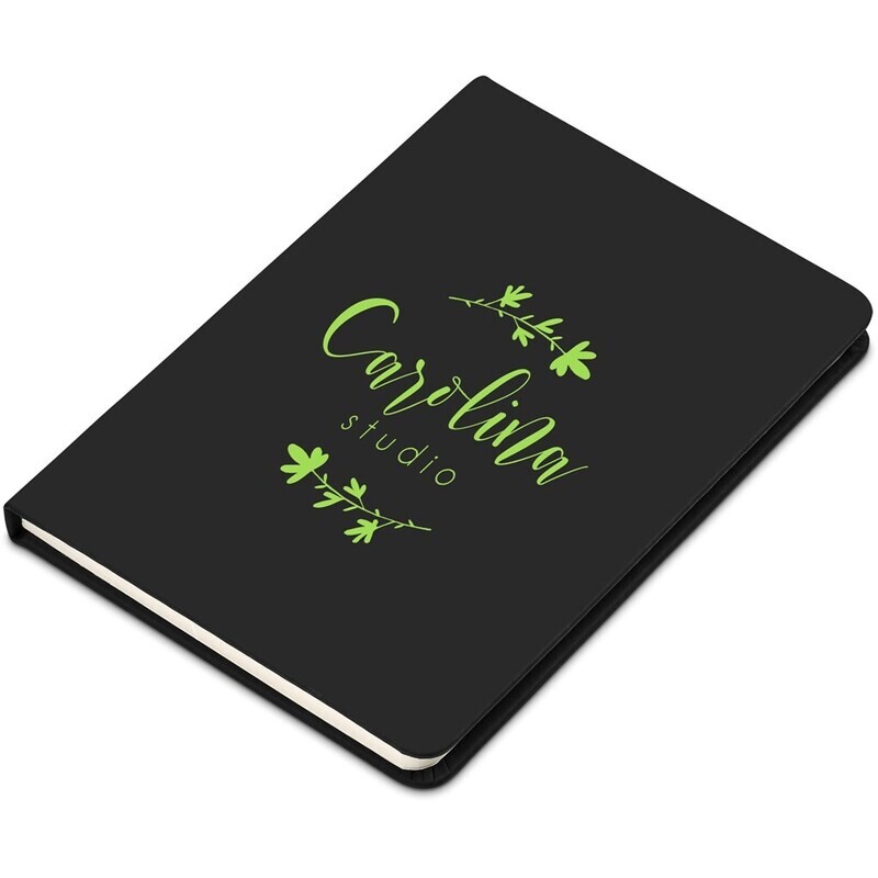 Altitude Bravado Midi Hard Cover Notebook - Black