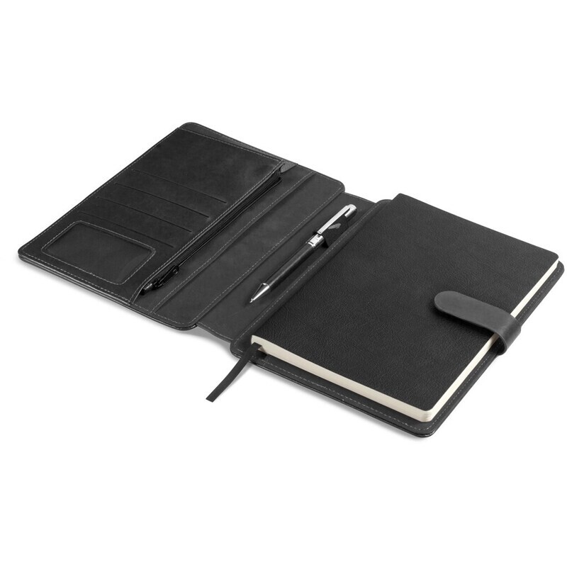 Ashburton A5 Hard Cover USB Notebook - 8GB - Black