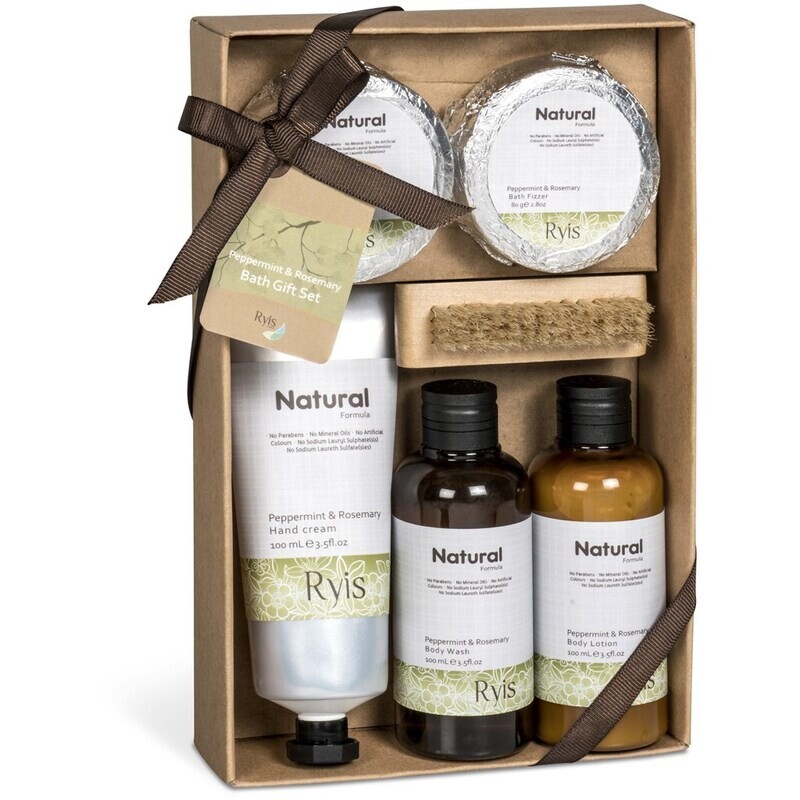 Ryis Peppermint &amp; Rosemary Bath Set
