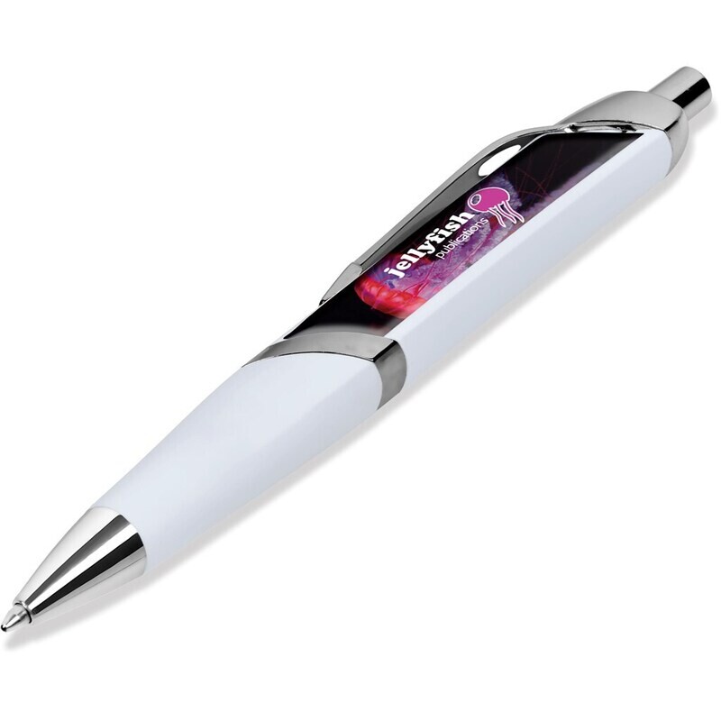 Quinn Dome Ball Pen - Solid White