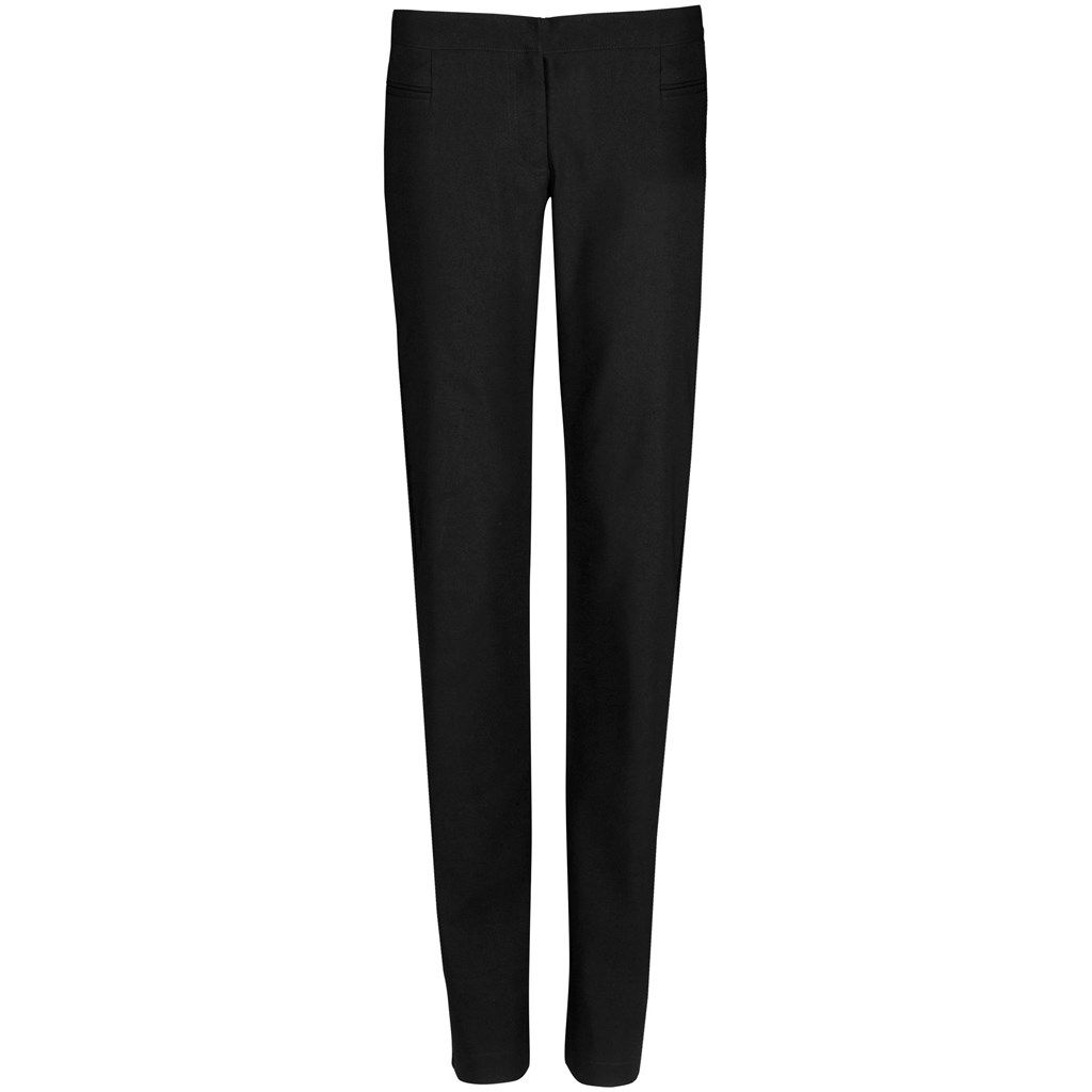 Ladies Cambridge Flat Front Pants - Black
