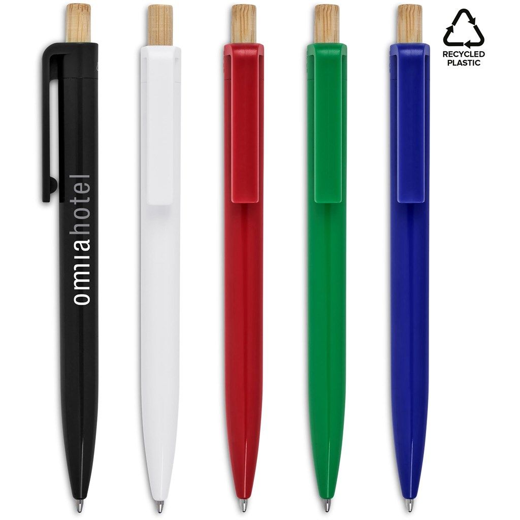Altitude Tickit Recycled Plastic &amp; Bamboo Ball Pen