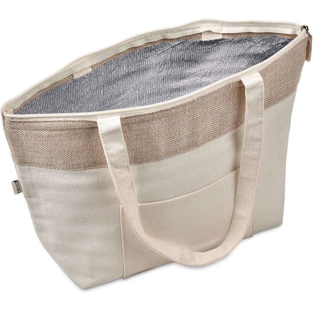 Okiyo Arshi Cotton &amp; Jute 12 Can Lunch Cooler