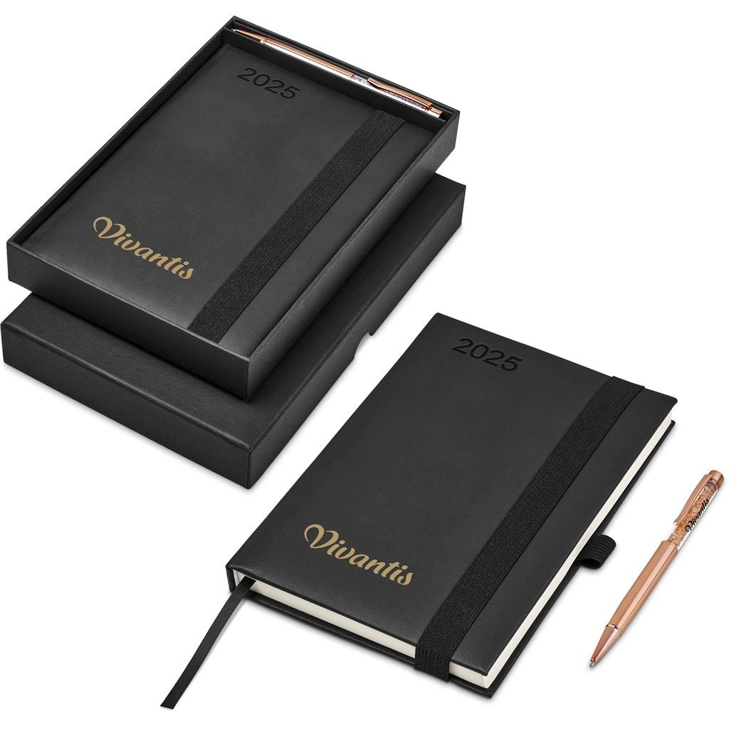 Altitude Advantage 2025 A5 Diary &amp; Hailey Pen Set