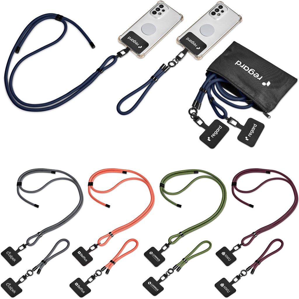 Altitude Fusion Crossbody &amp; Wrist Phone Strap Set in Pouch