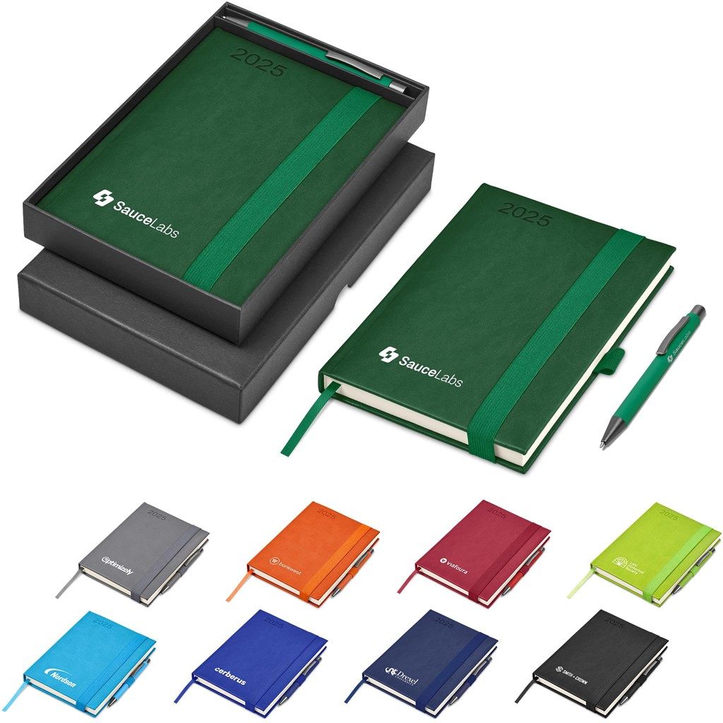 Altitude Advantage 2025 A5 Diary &amp; Omega Pen Set