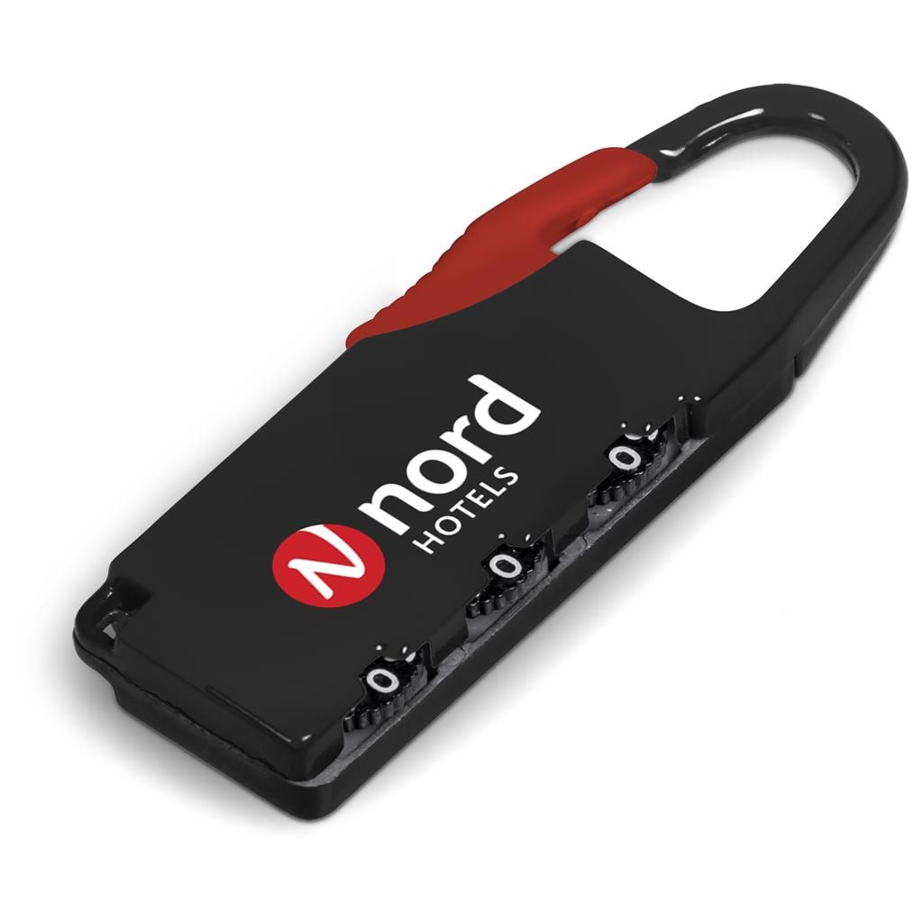 Delphic Travel Lock - Red