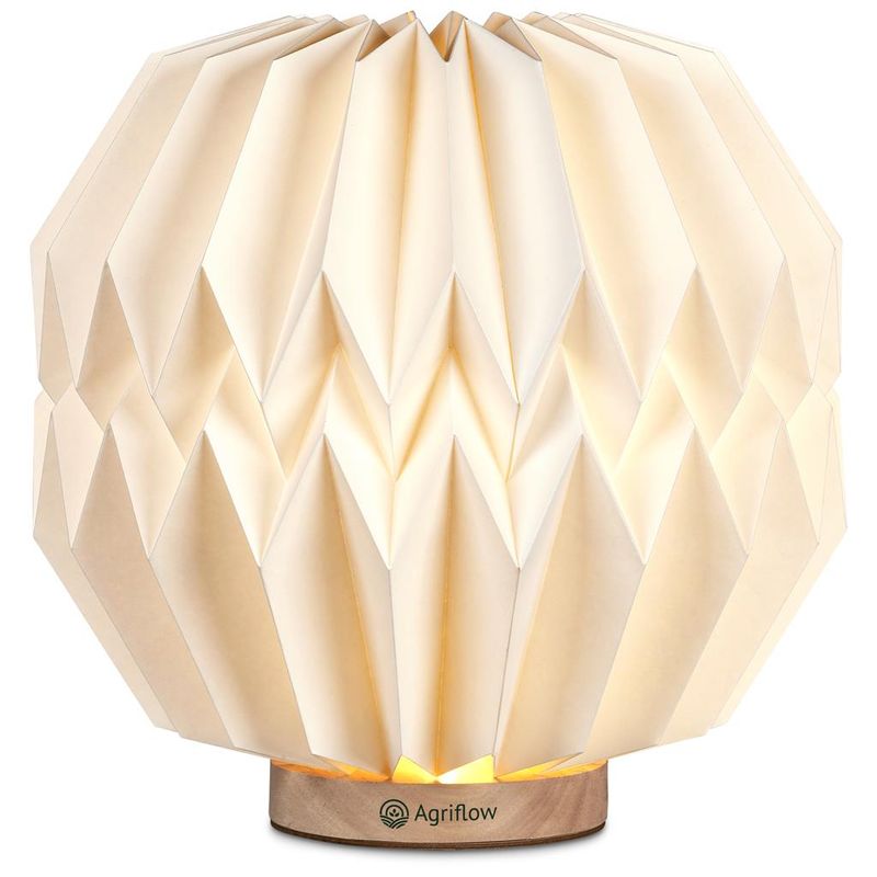 Okiyo Kosuke Wood &amp; Paper LED Lamp