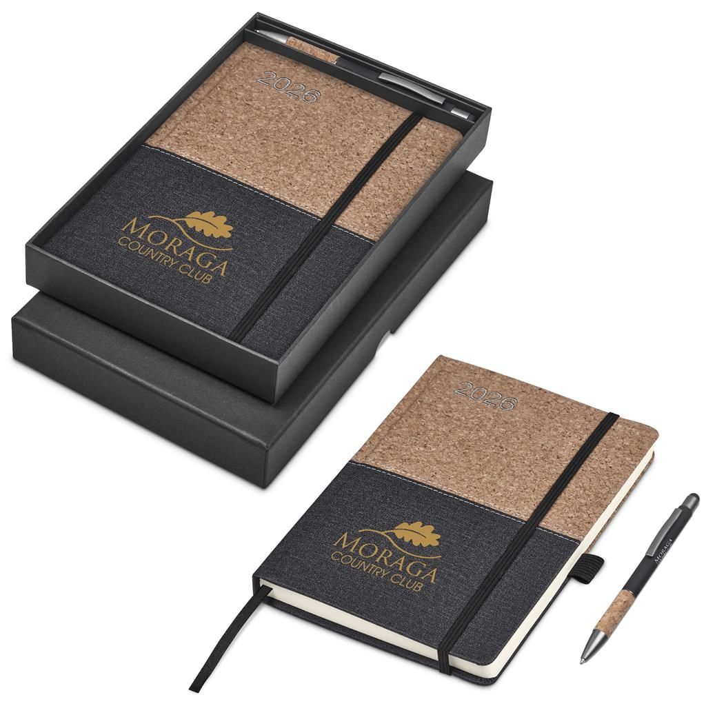 Okiyo Toshi A5 2026 Diary &amp; Pen Set