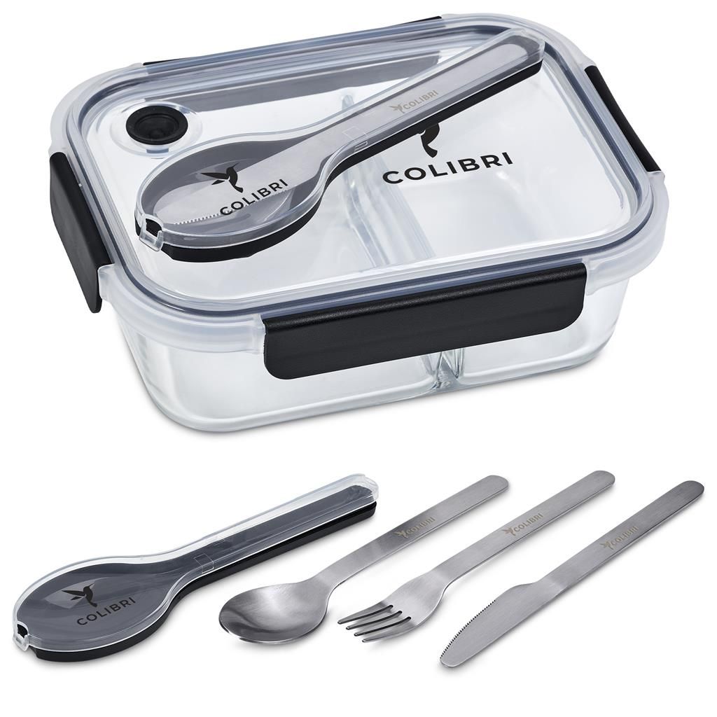 Serendipio Mealmate Lunch Box &amp; Cutlery Set