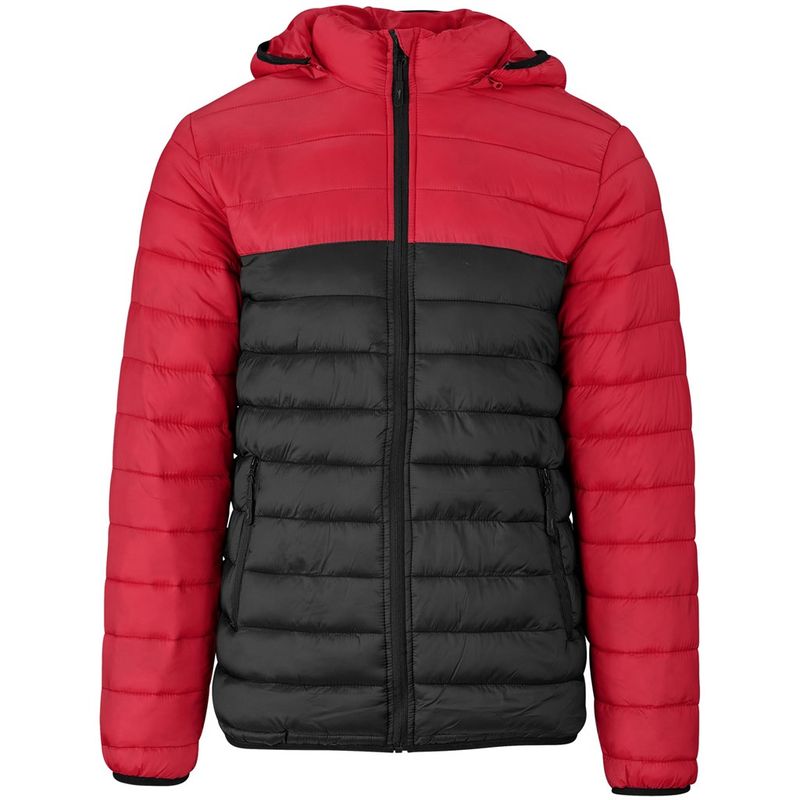 Mens Kyoto Two-Tone Jacket - Black Red